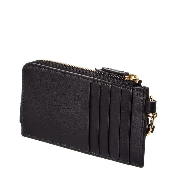 Gucci Double G Leather Card Case, Black - Picture 2 of 3